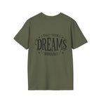 Pocket-Sized Dream Tee — 'Dreams' Minimal Graphic T-Shirt