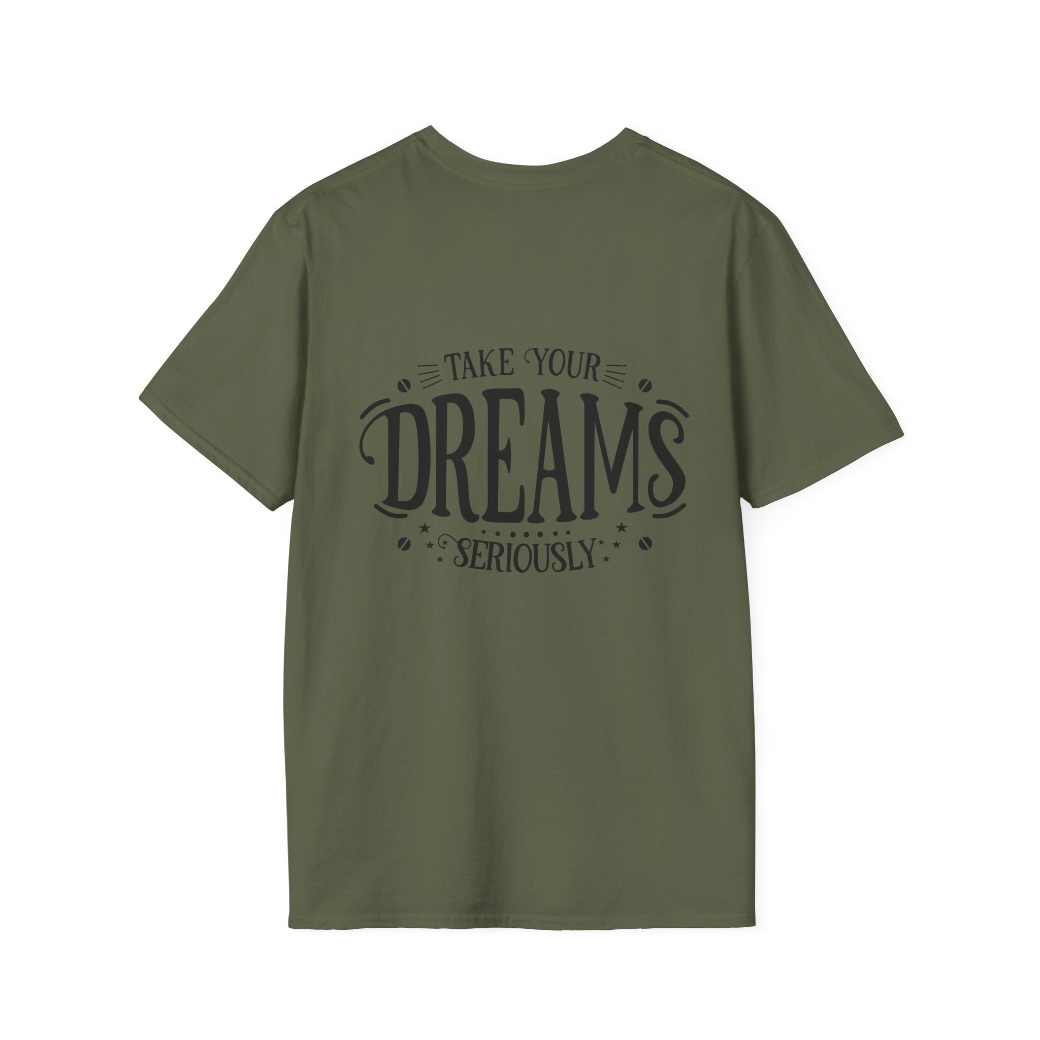 Pocket-Sized Dream Tee — 'Dreams' Minimal Graphic T-Shirts