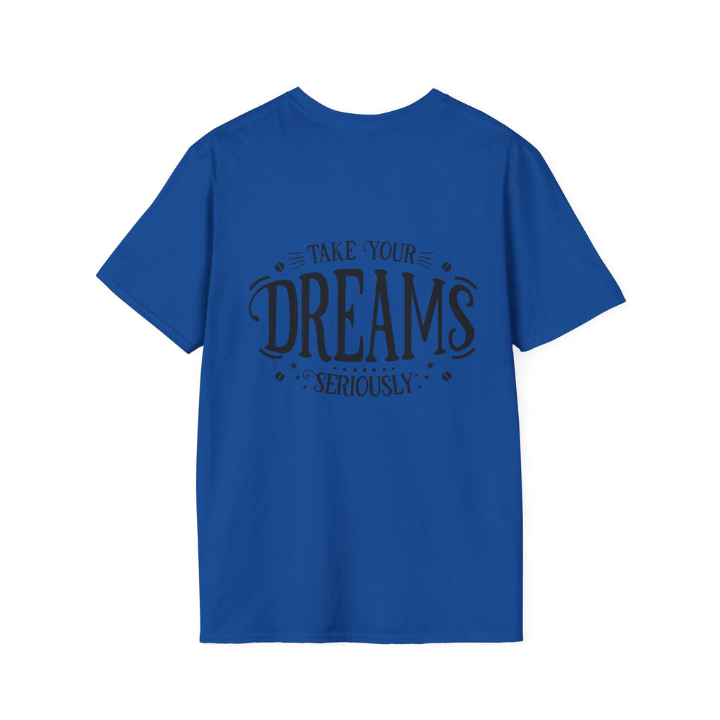 Pocket-Sized Dream Tee — 'Dreams' Minimal Graphic T-Shirt