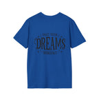 Pocket-Sized Dream Tee — 'Dreams' Minimal Graphic T-Shirt