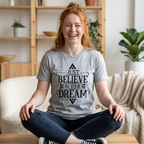 Pocket-Sized Dream Tee — 'Dreams' Minimal Graphic T-Shirt
