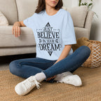 Pocket-Sized Dream Tee — 'Dreams' Minimal Graphic T-Shirt
