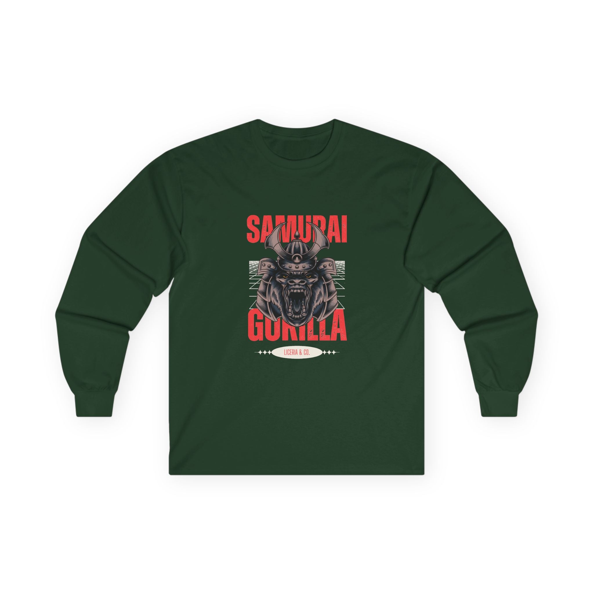 Samurai Gorilla Long Sleeve Tee