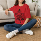 Pocket-Sized Dream Tee — 'Dreams' Minimal Graphic T-Shirt