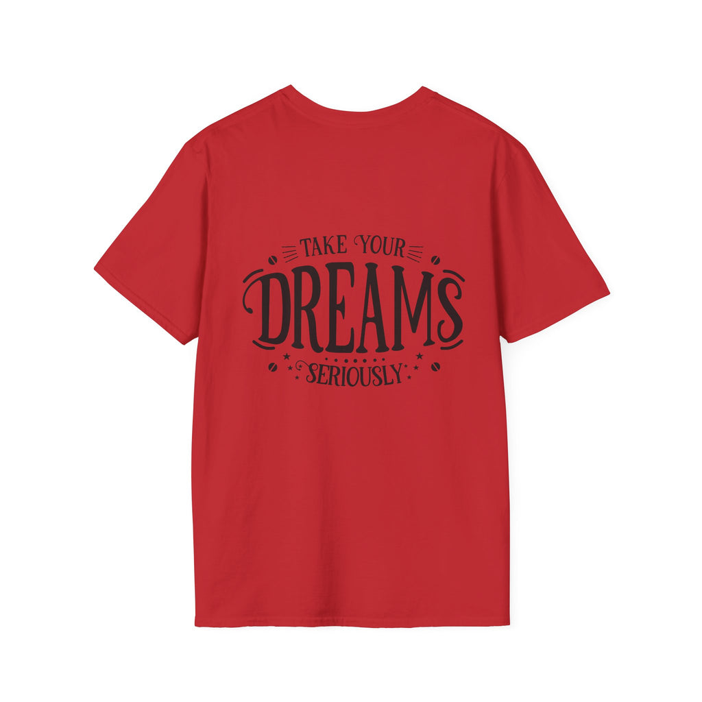 Pocket-Sized Dream Tee — 'Dreams' Minimal Graphic T-Shirt