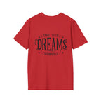 Pocket-Sized Dream Tee — 'Dreams' Minimal Graphic T-Shirt