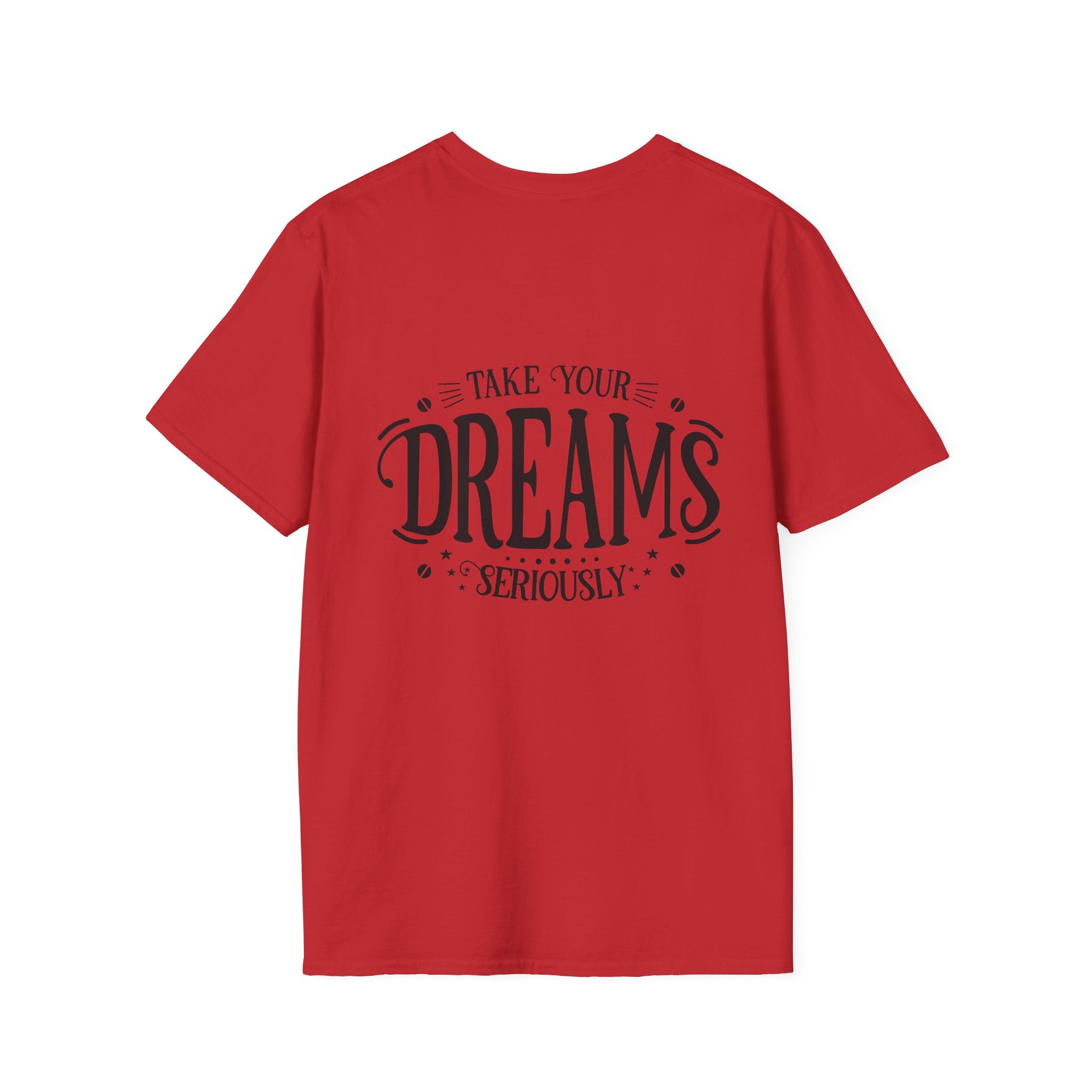 Pocket-Sized Dream Tee — 'Dreams' Minimal Graphic T-Shirt
