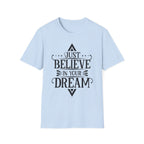 Pocket-Sized Dream Tee — 'Dreams' Minimal Graphic T-Shirt